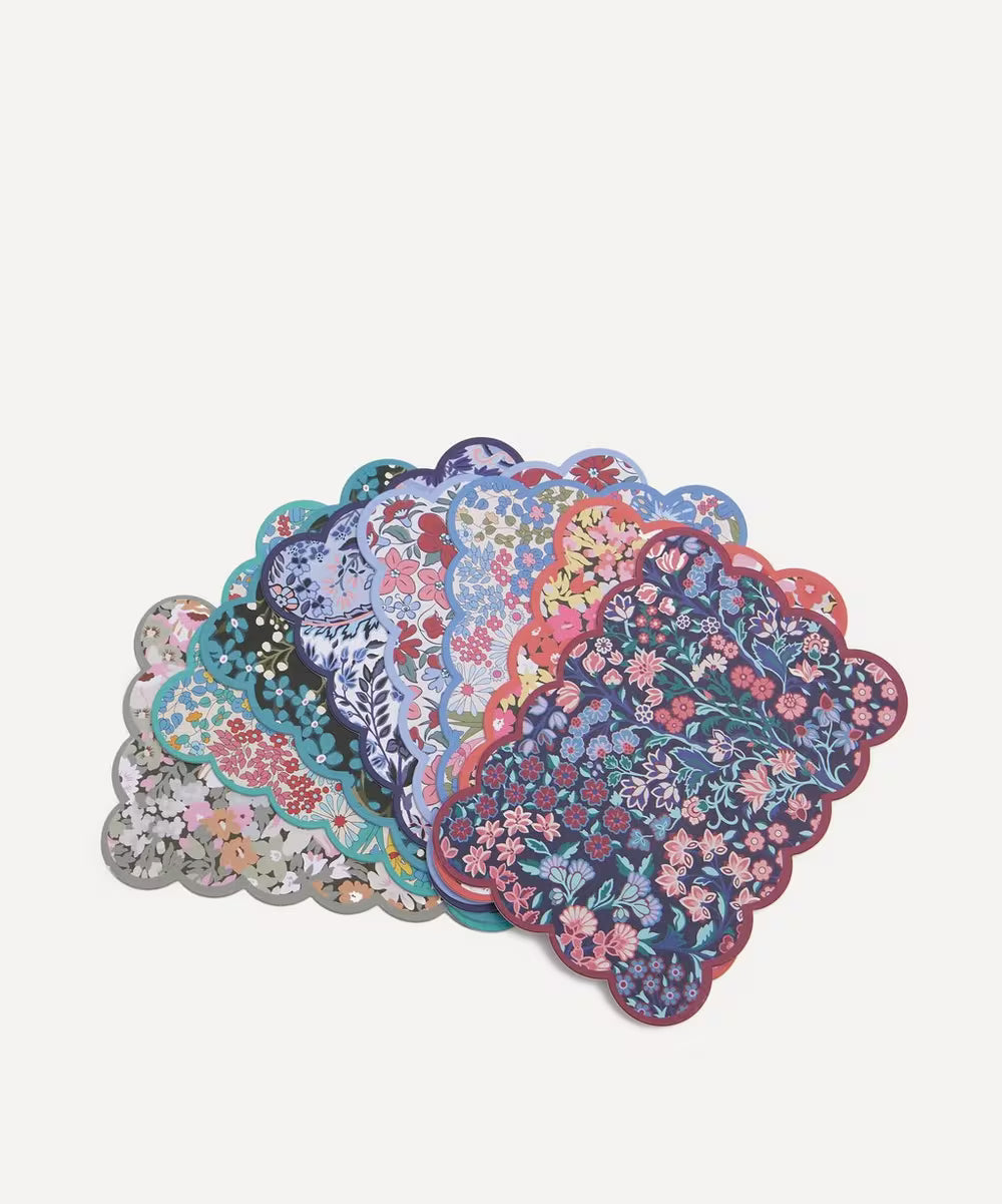 LIBERTY Scalloped Notecard Set