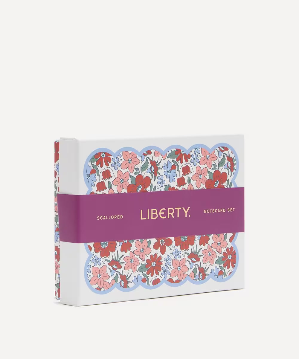 LIBERTY Scalloped Notecard Set