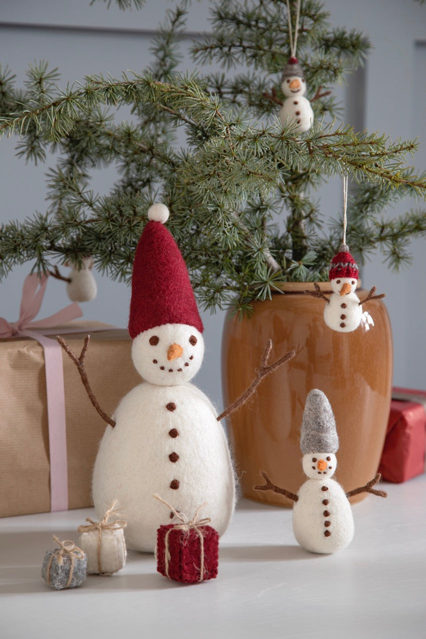GRY & SIF Snowman w/Grey Hat
