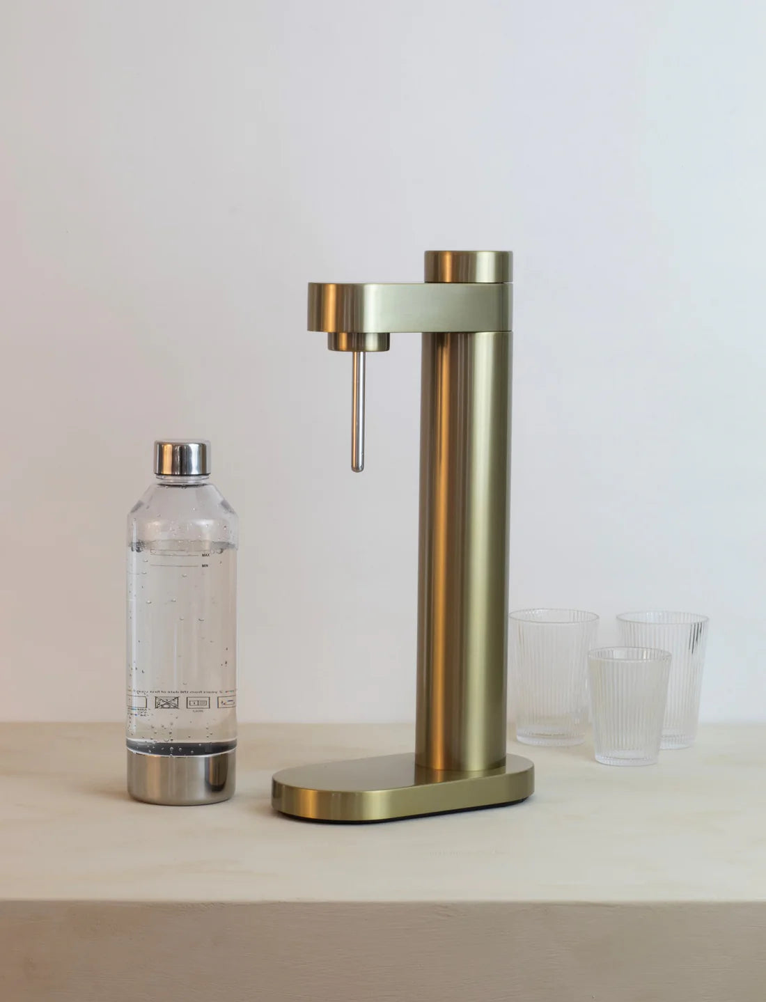 STELTON Brus Carbonator | Brushed Brass
