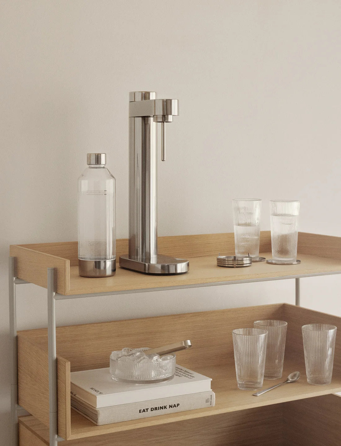 STELTON Pilastro Long Drink Glass | 4 Pieces Set