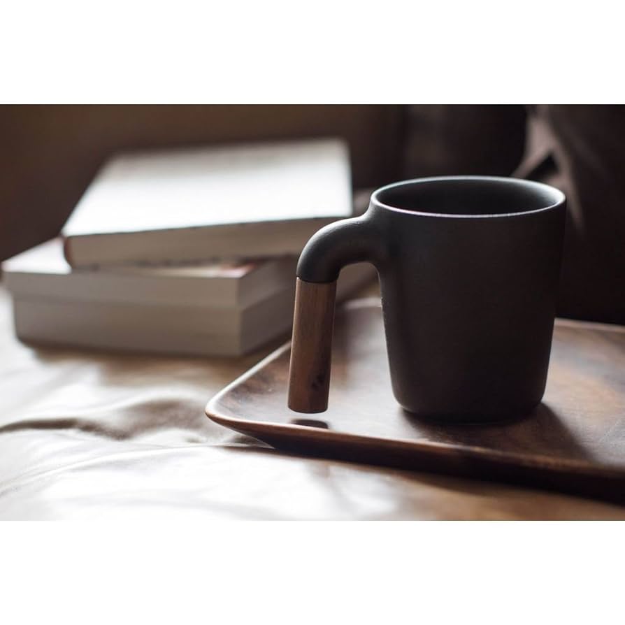 HMM Mugr | charcoal and walnut
