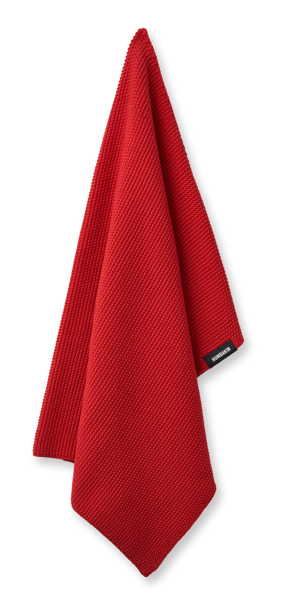 HUMDAKIN Knitted Kitchen Towel | Rushing  Red