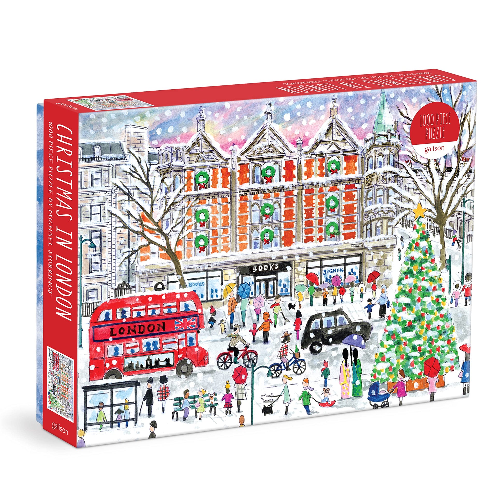GALISON Christmas in London Puzzle | 1000 pcs