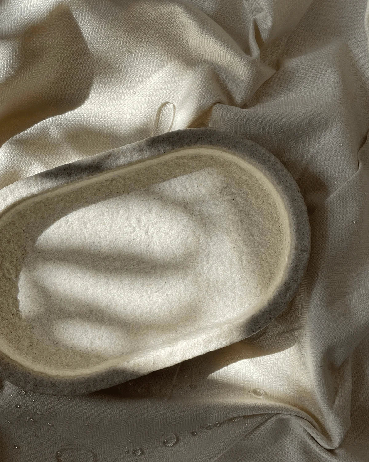 HUMDAKIN Sandstone Oval Tray