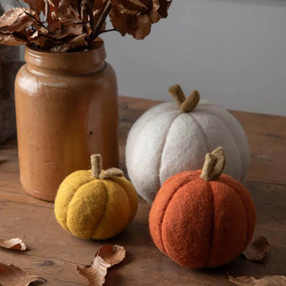 GRY & SIF Pumpkin | White Ø12cm
