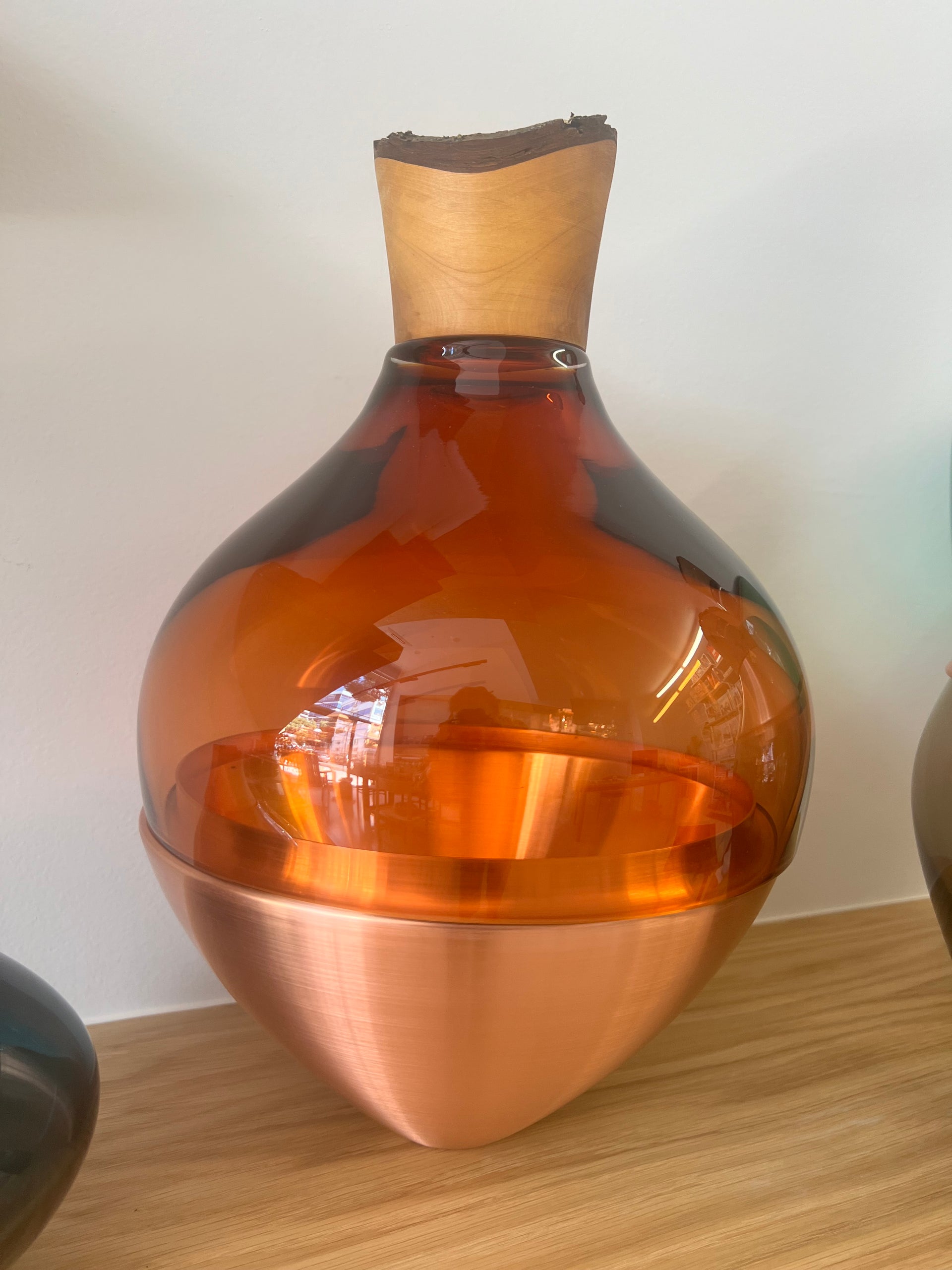 UTOPIA & UTILITY India 2 Stacking Vessel | Peach & Copper