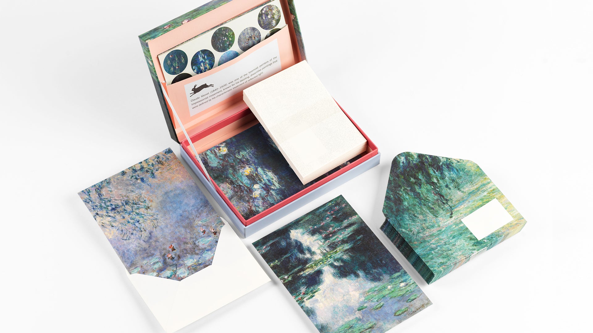 PEPIN PRESS Letter Writing  Set | Claude Monet