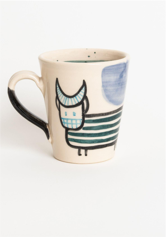 ALEX MANOUSAKI Bullheaded Mug