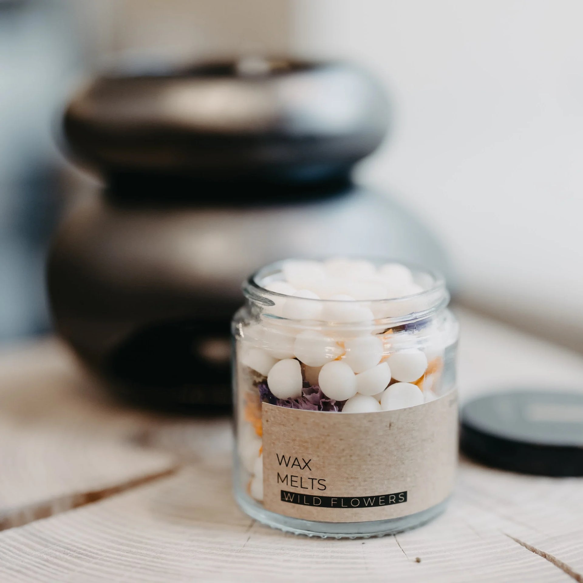 THE MUNIO Wild Flowers Soy Wax Melts in Glass Votive | 60 m