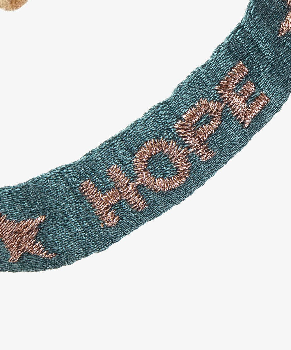 GUANABANA Embroidered Bracelet | Hope | Green