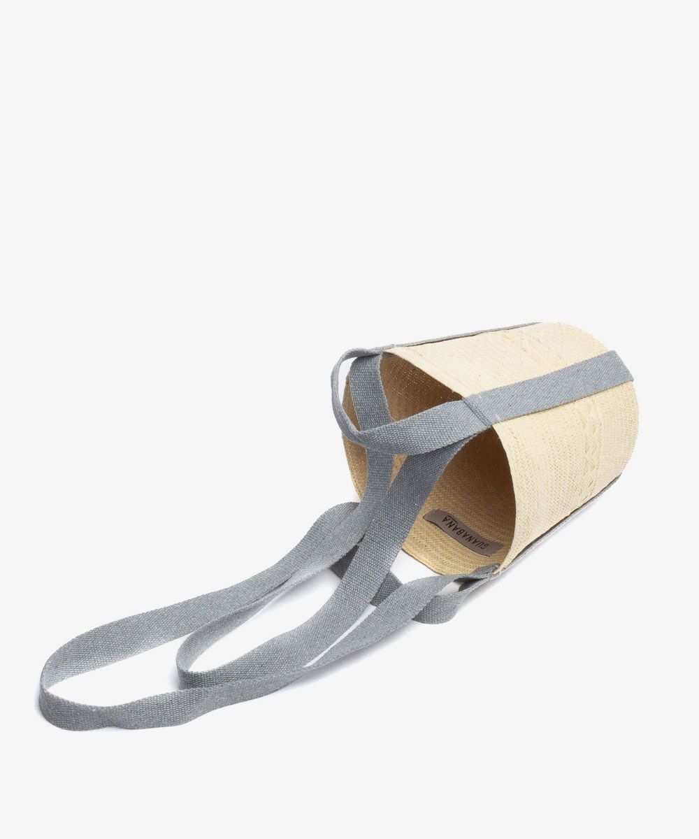 GUANABANA Basket Formentera 2 handle | Toast & Grey