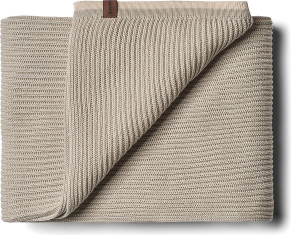 HUMDAKIN Rib Plaid Blanket | Stone Coal