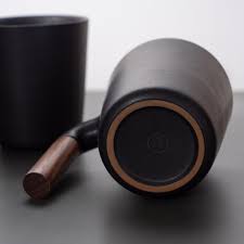 HMM Mugr | charcoal and walnut