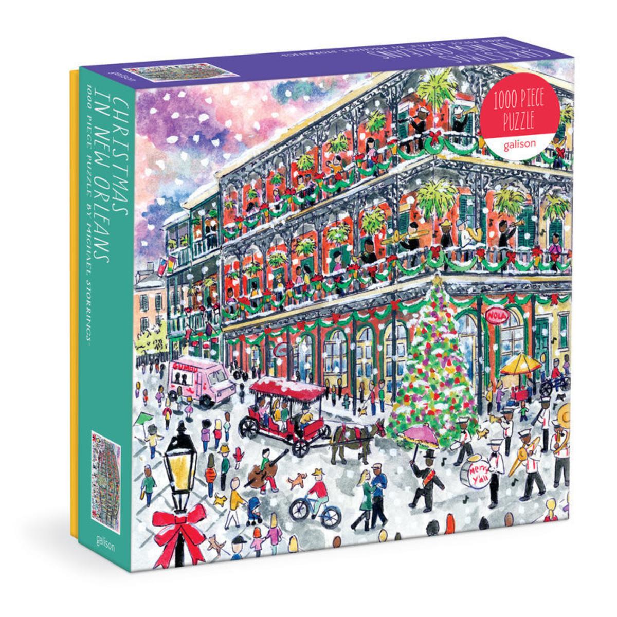 GALISON Christmas in New Orleans Puzzle | 1000pcs