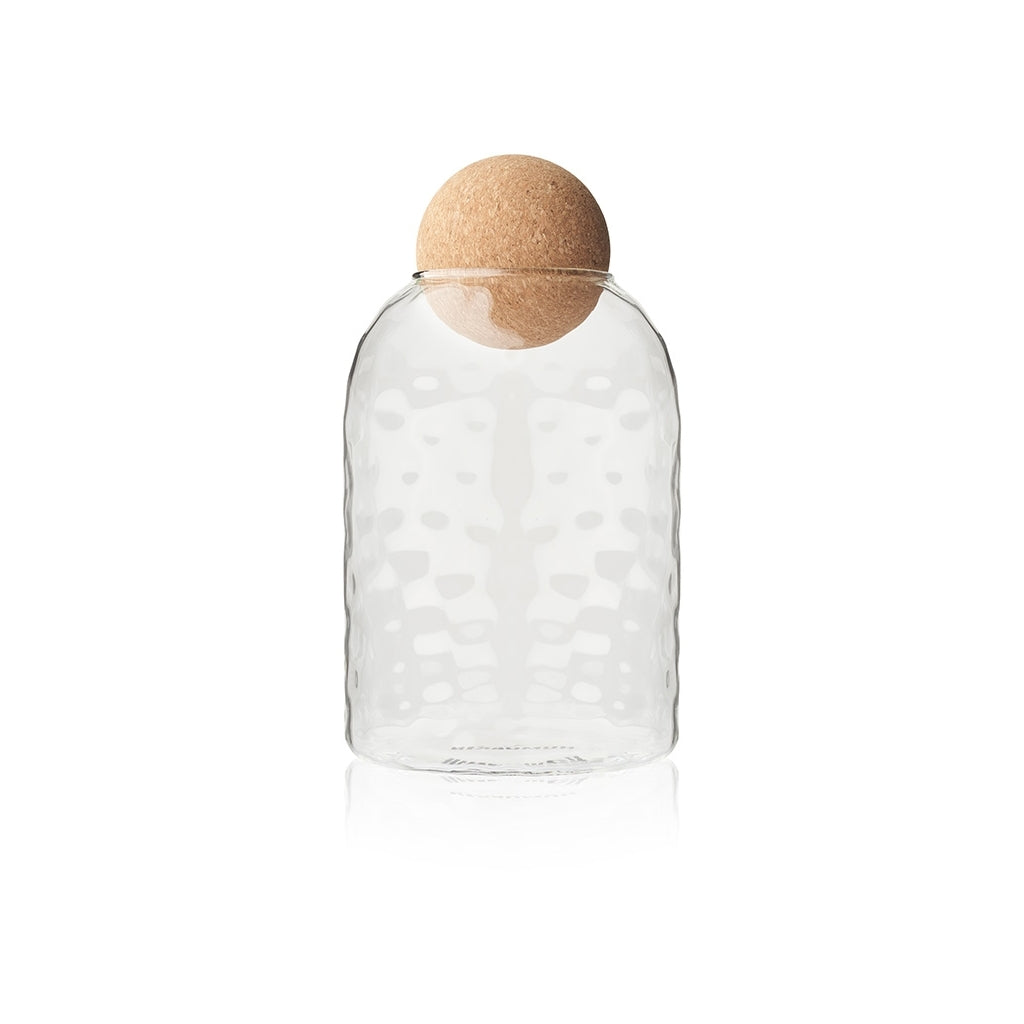 HUMDAKIN Glass Container | Glass & Cork | 20cm