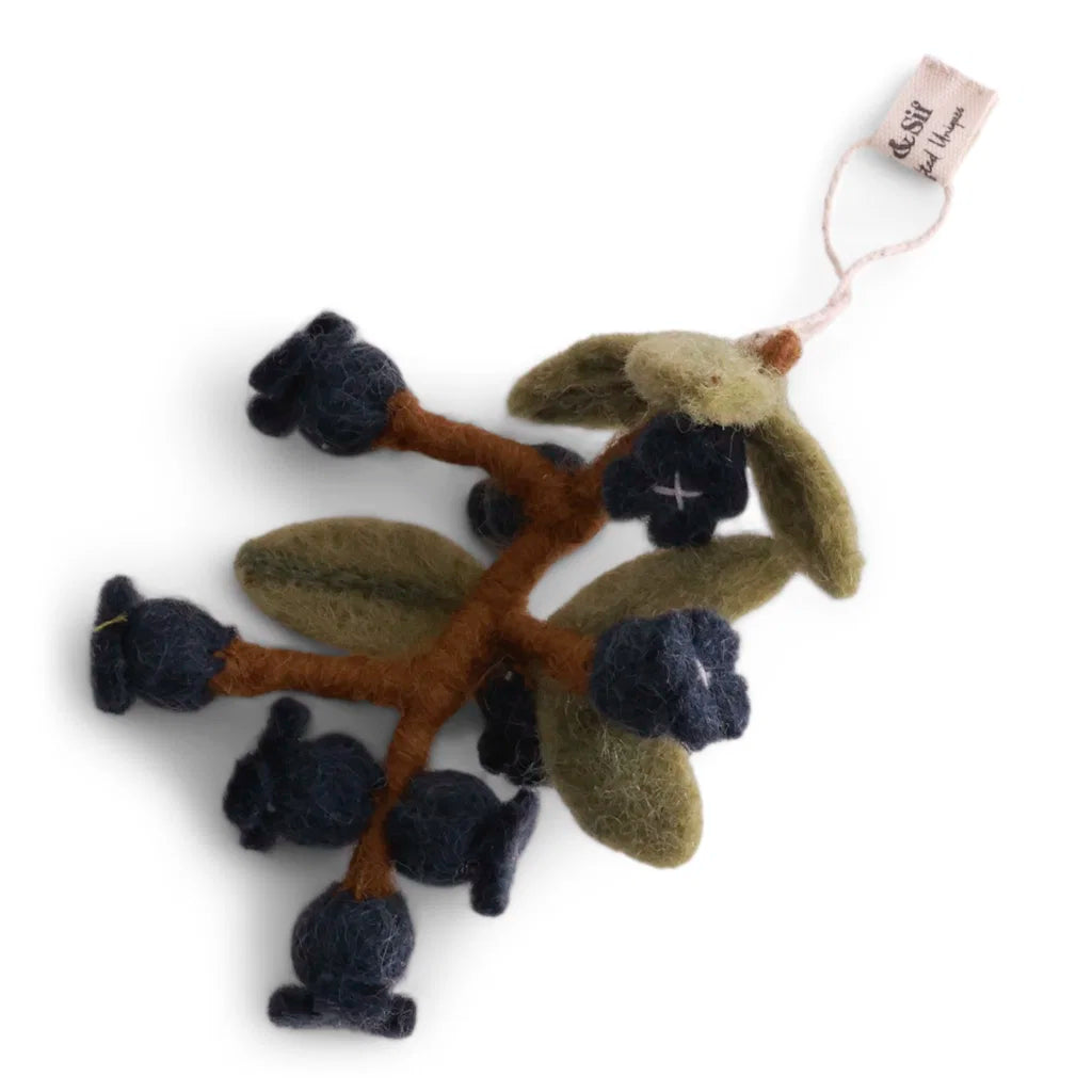 GRY & SIF Blueberry Ornament | Blue