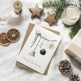 MKONO  6 Christmas Cards w/envelopes | Earthy Collection