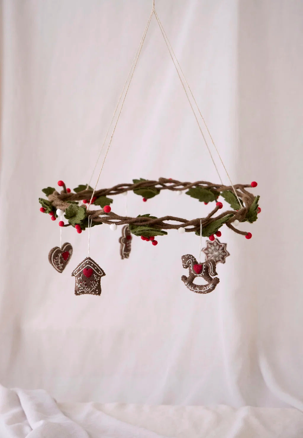 GRY & SIF Gingerbread Horse w/Embroidery