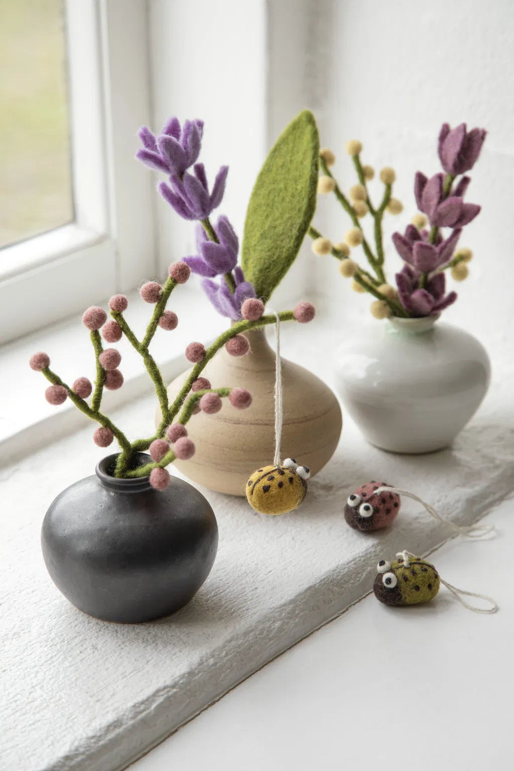 GRY & SIF Lavenders & Leaf | Set of 3