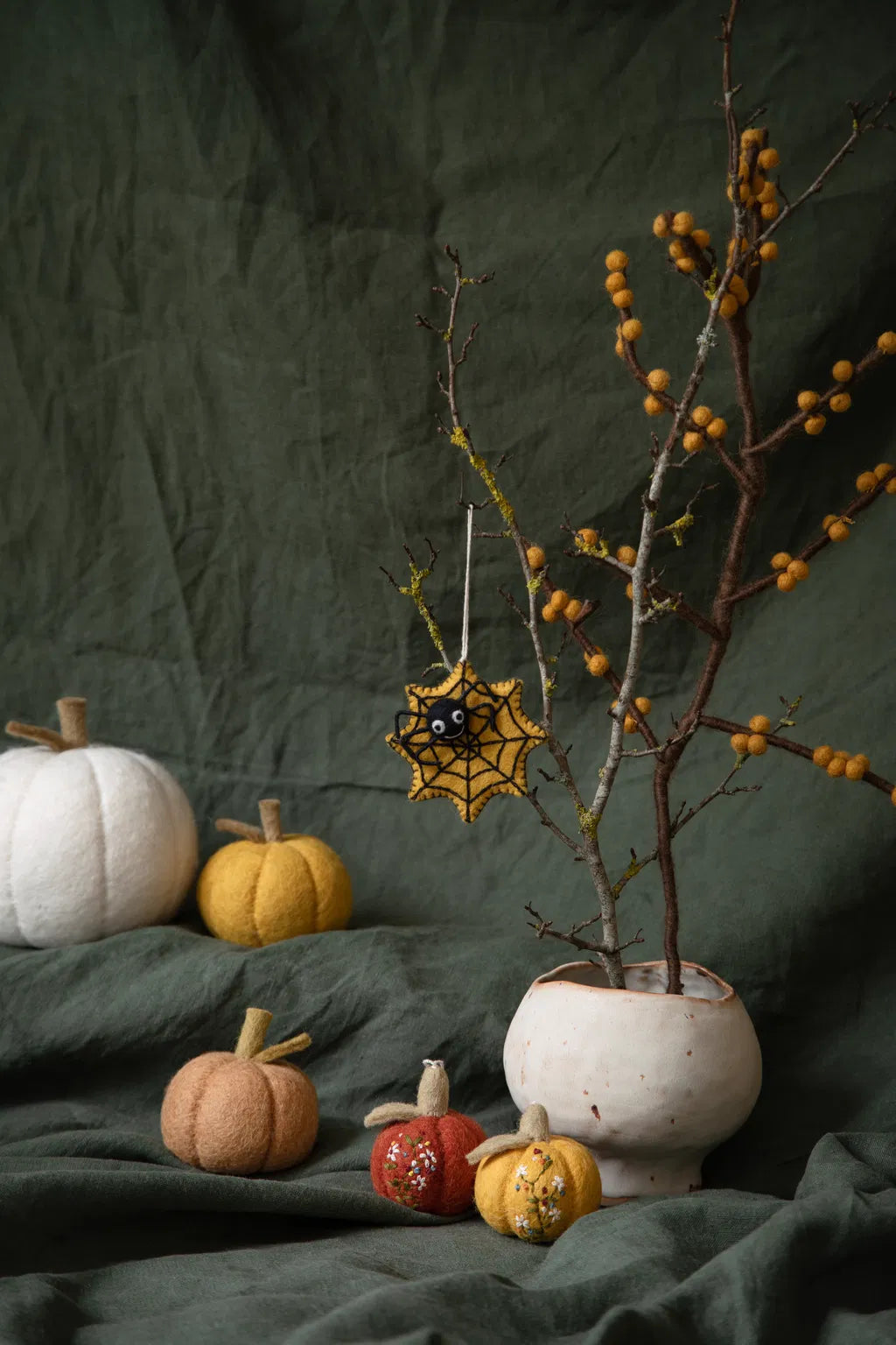 GRY & SIF Pumpkin | Dusty light Orange Ø8cm