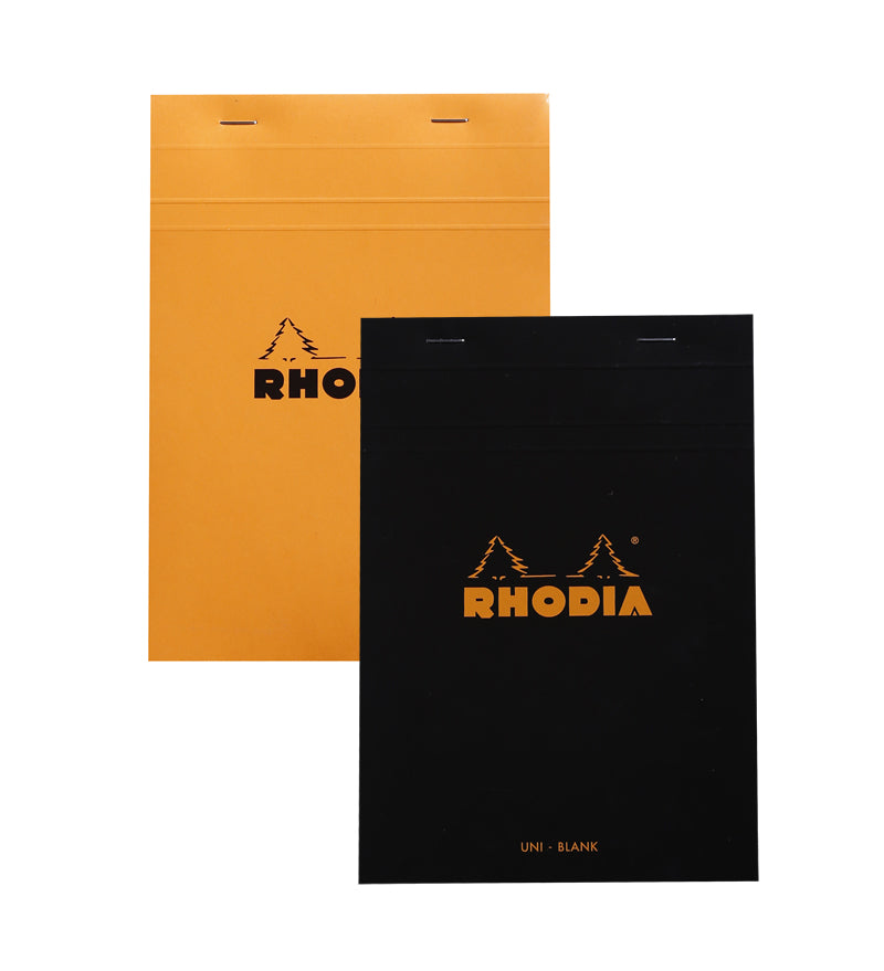 RHODIA Lined Pad N.16 | 80 G | Black