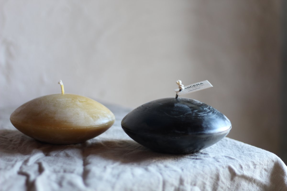 MELICERA  Ellipse  Candle | black
