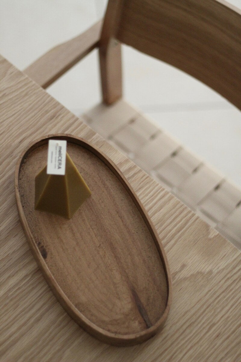 MELICERA  Oval wooden tray