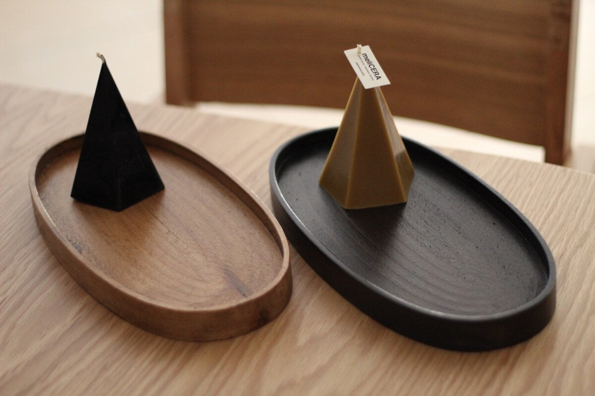 MELICERA  Oval wooden tray