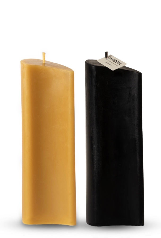 MELICERA DROP candle - black/natural