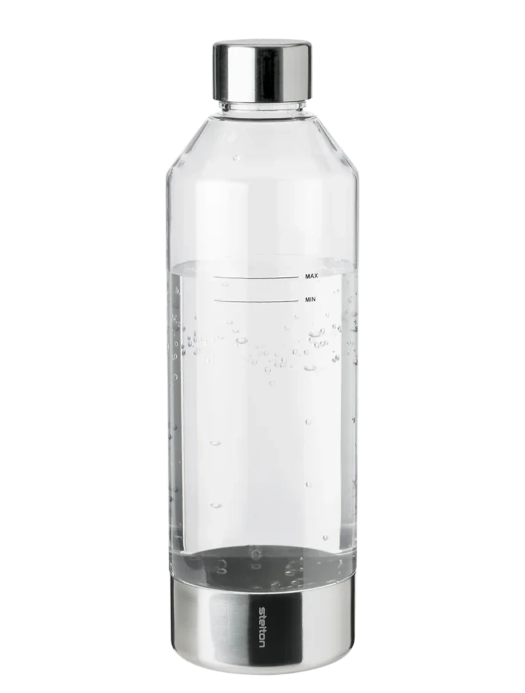 STELTON Brus Carbonating Bottle |  Steel