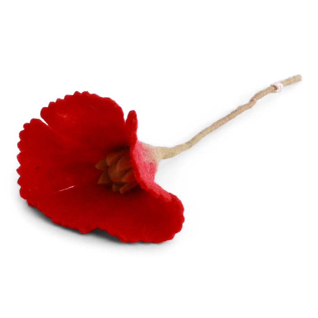 GRY & SIF Poppy Flower | Bright Red