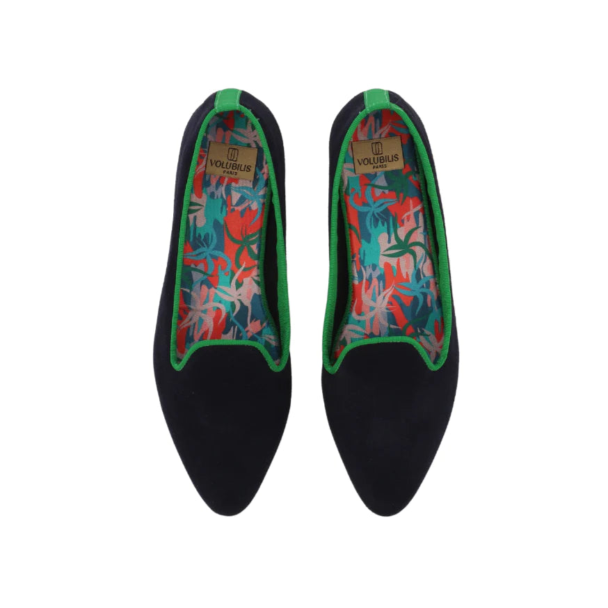 VOLUBILIS Pia Marine Verte Slippers