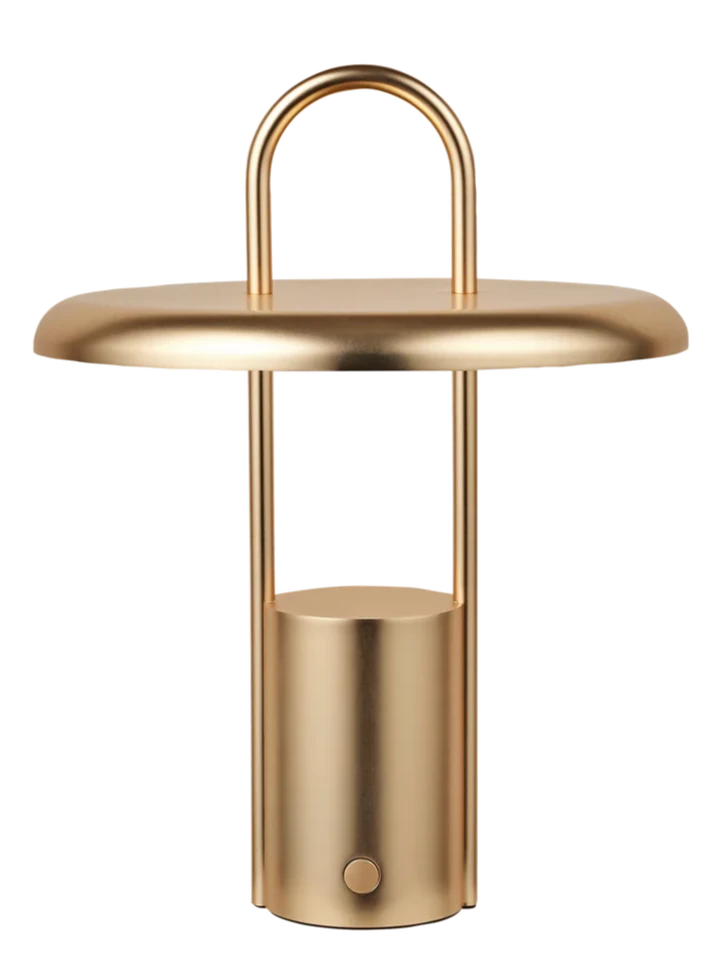 STELTON Pier Portable LED Lamp | H.25cm | Brass
