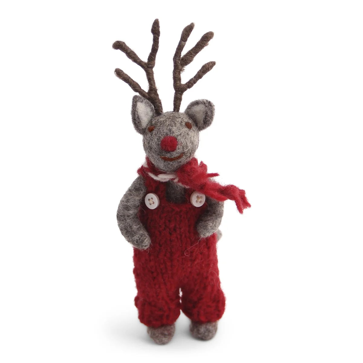 GRY AND SIF Small Deer w/Red Pants