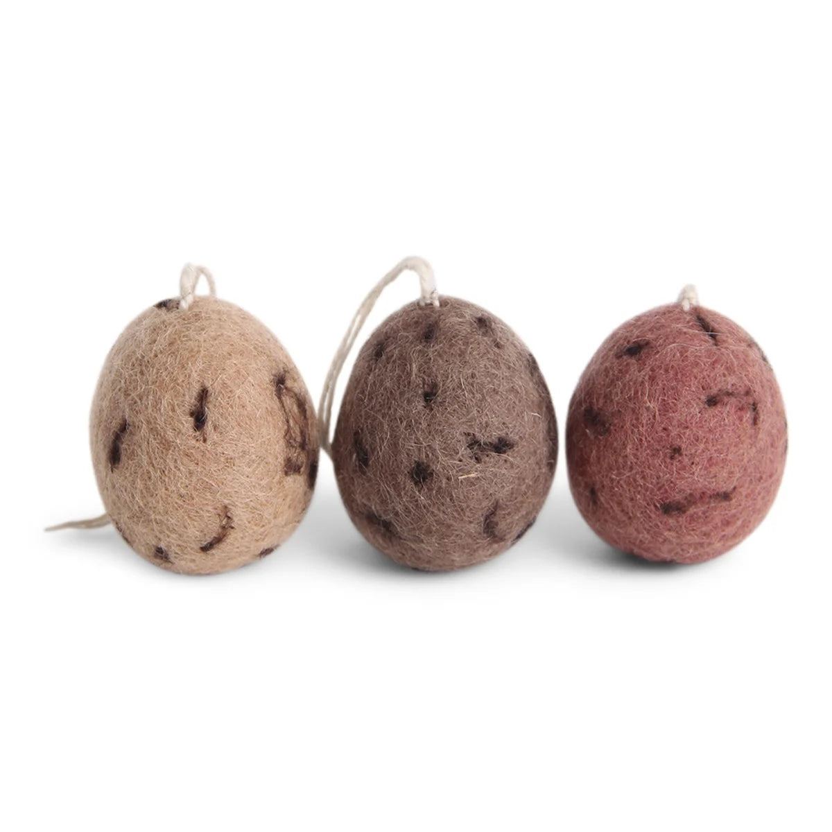 GRY AND SIF Eggs | Natural Red | Set of 3