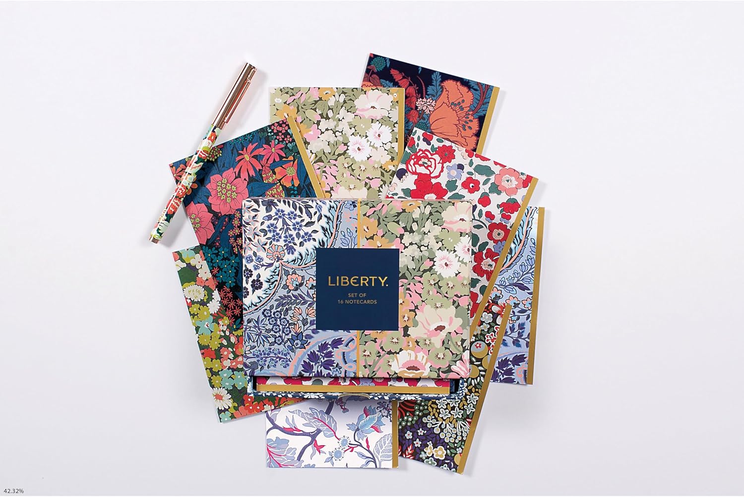 LIBERTY LONDON Floral Greeting Cards Set