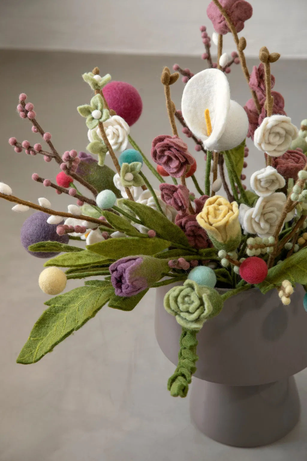 GRY & SIF Big  Flower | Dark Purple | d.3cm