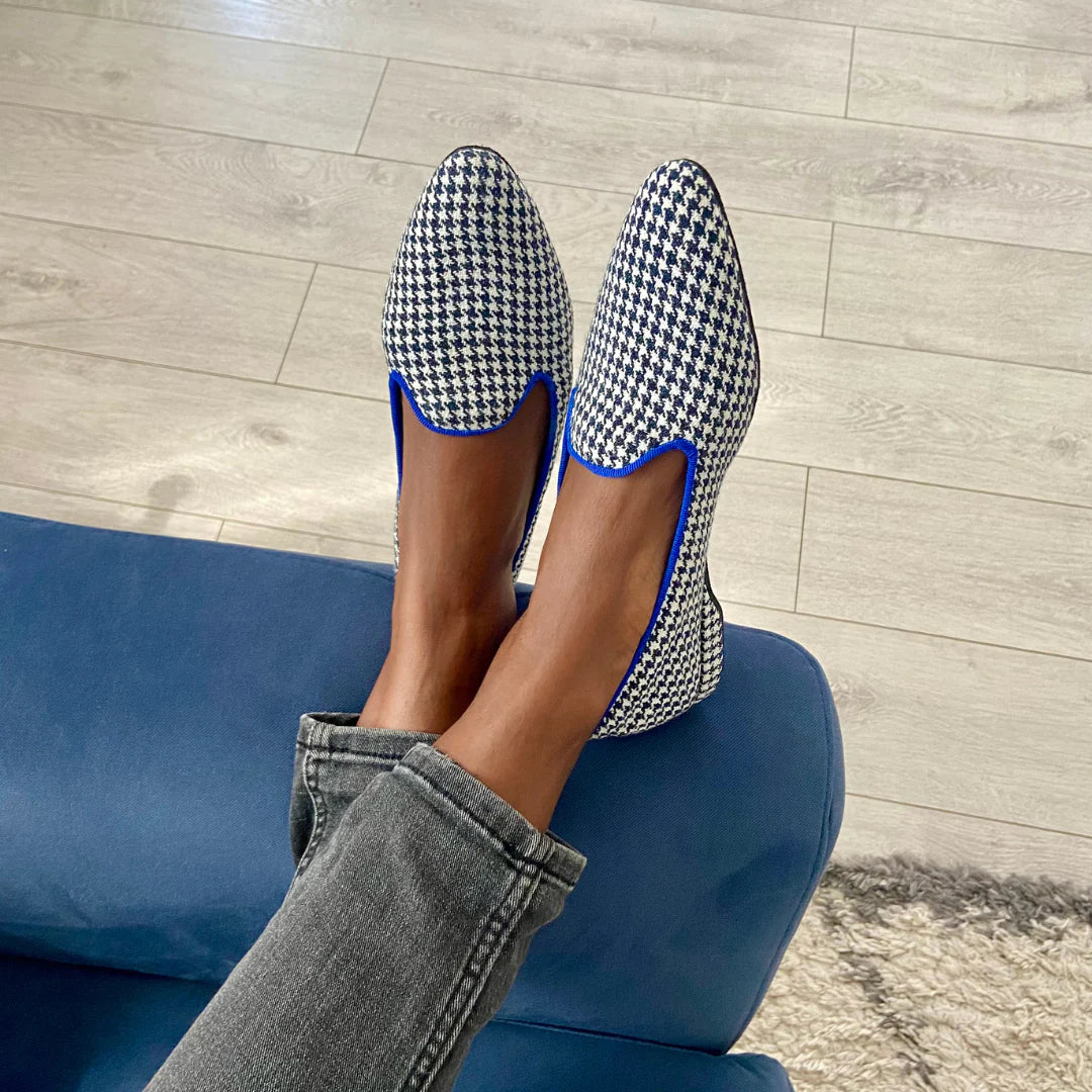 VOLUBILIS Pia Pied-de-Poule Slippers