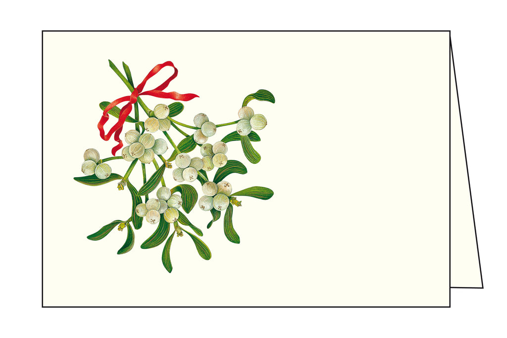 ROSSI 1931 Christmas Place Cards | Mistletoe |  Box/12