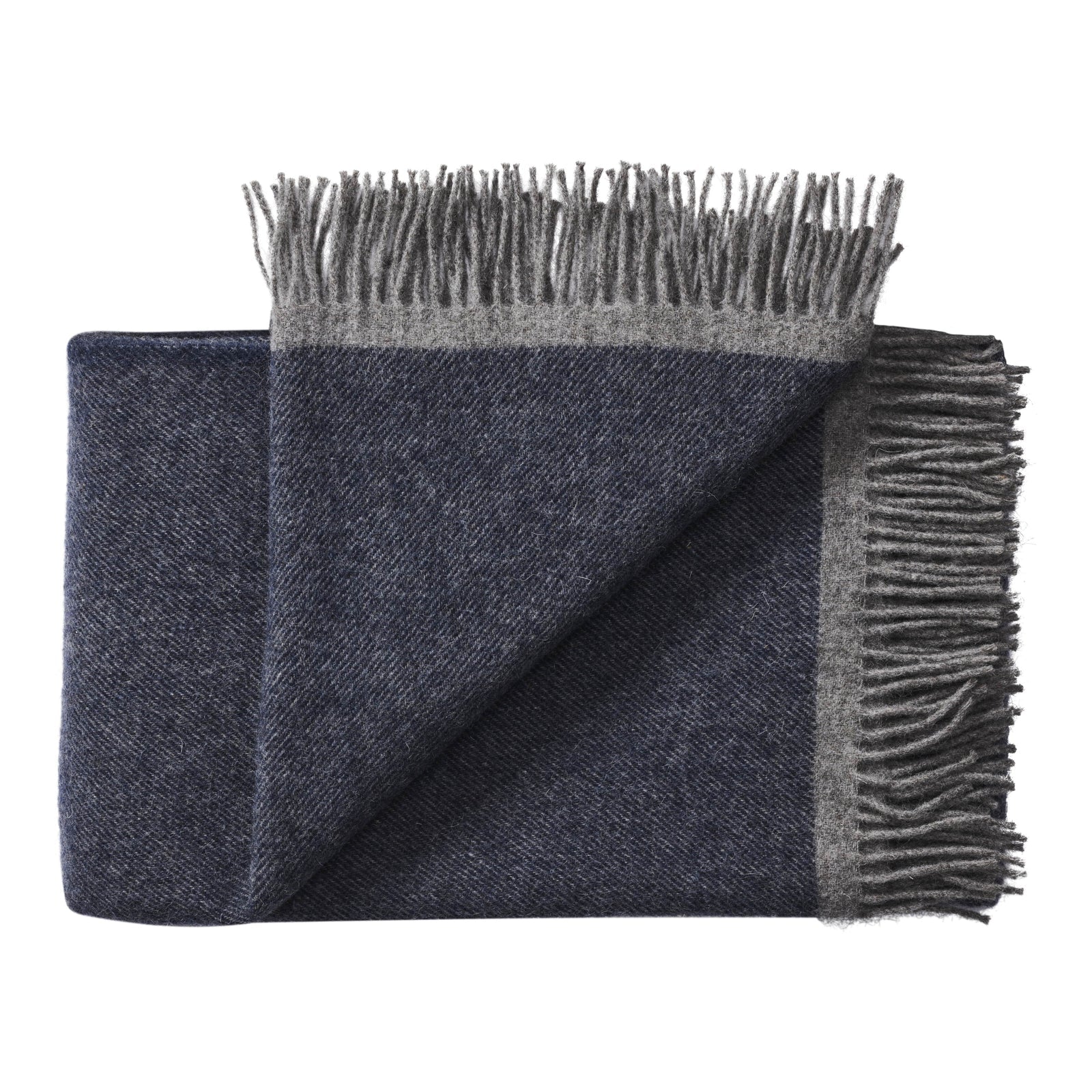 SILKEBORG ULDSPINDERI Alro | Grey Navy| 100% pure wool