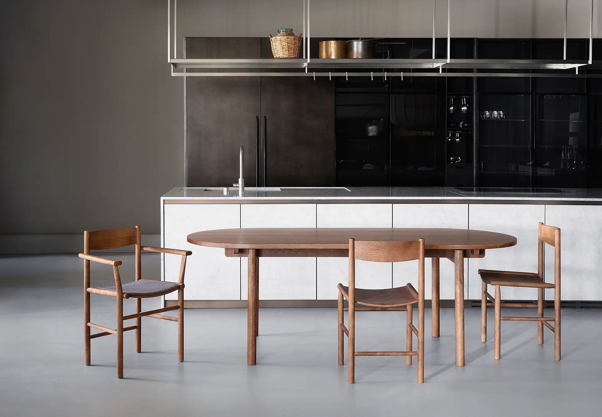 NIKARI Basic Table Straight | 1800x800x730, Oak | Showroom iItem