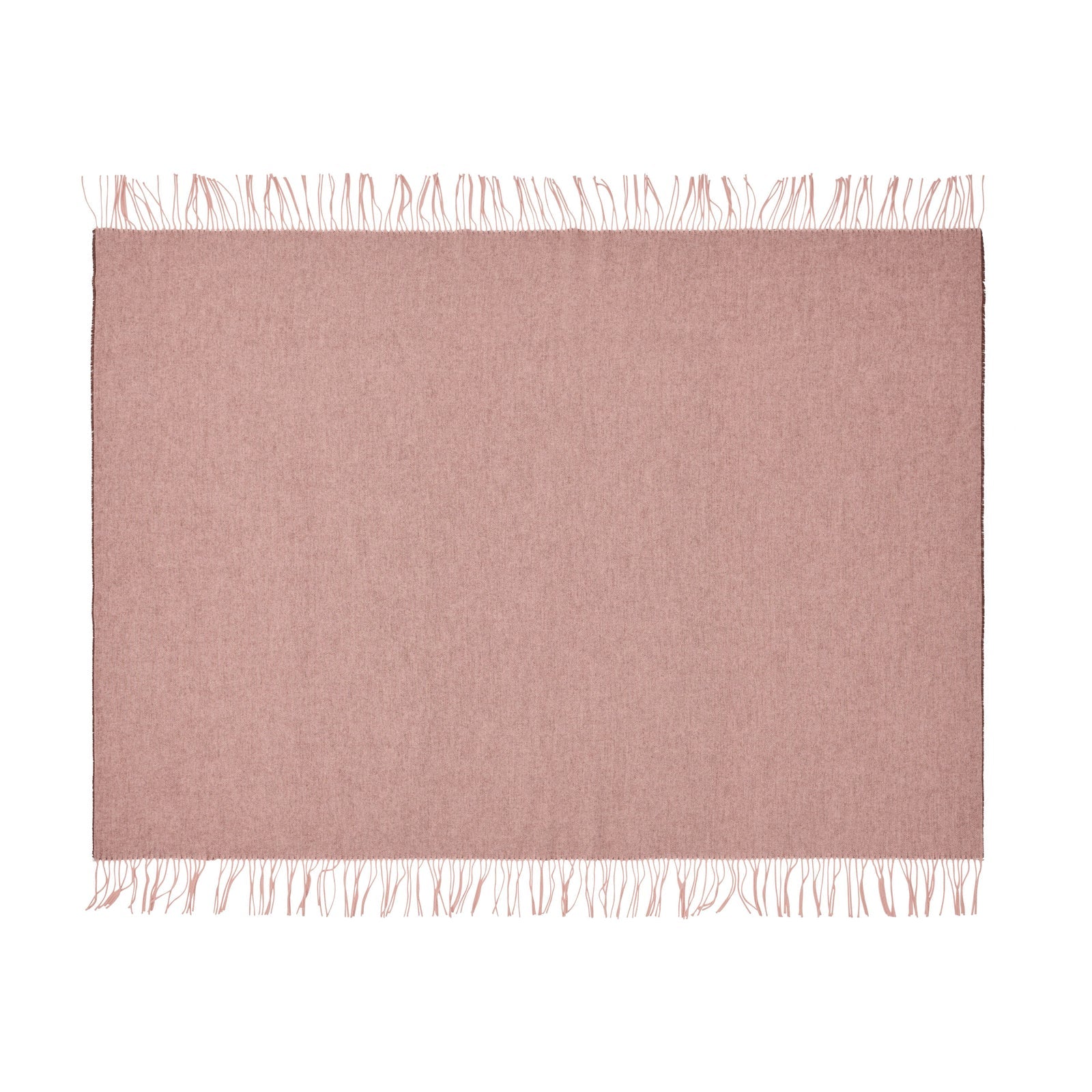 SILKEBORG ULDSPINDERI Franja | Pink Brown | 170x140 cm