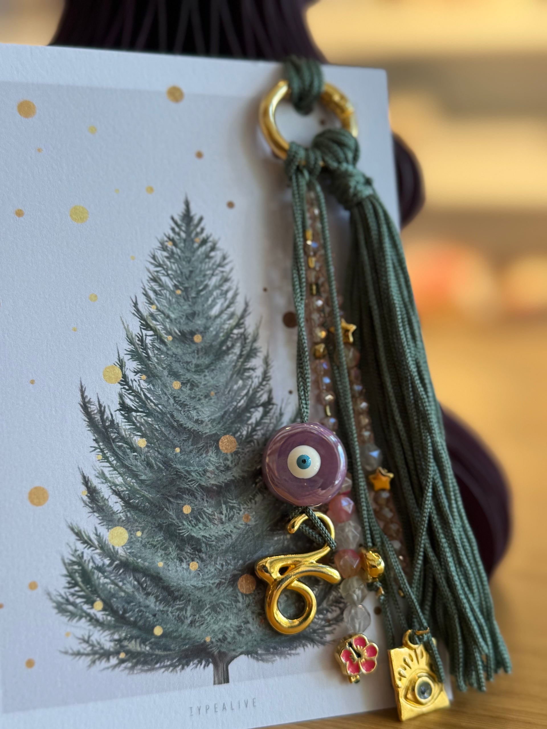 LUCKY CHARM Keyring 2026   w/ tassel  (a)