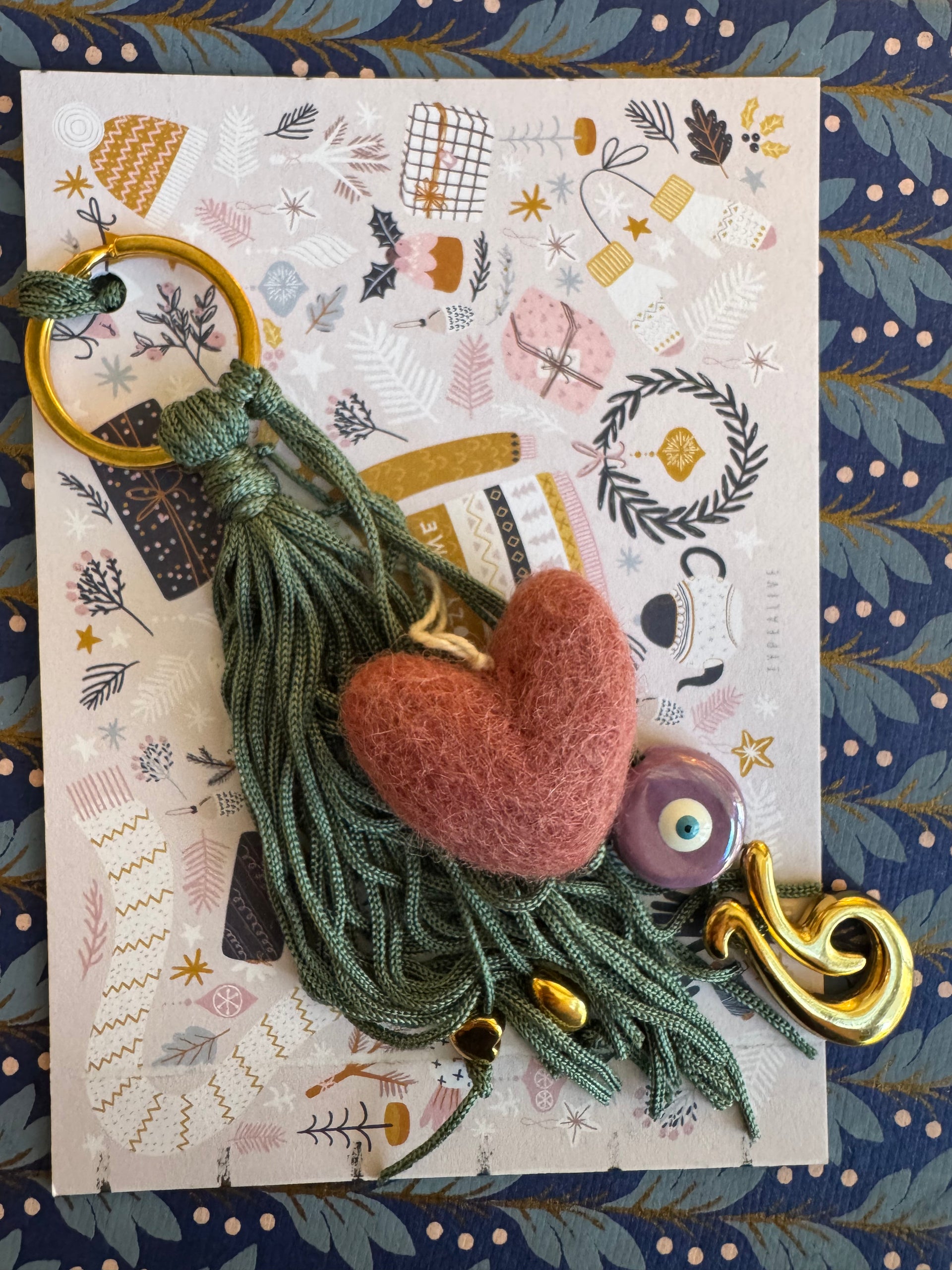 LUCKY CHARM Keyring 2026  w/ tassel  (b)