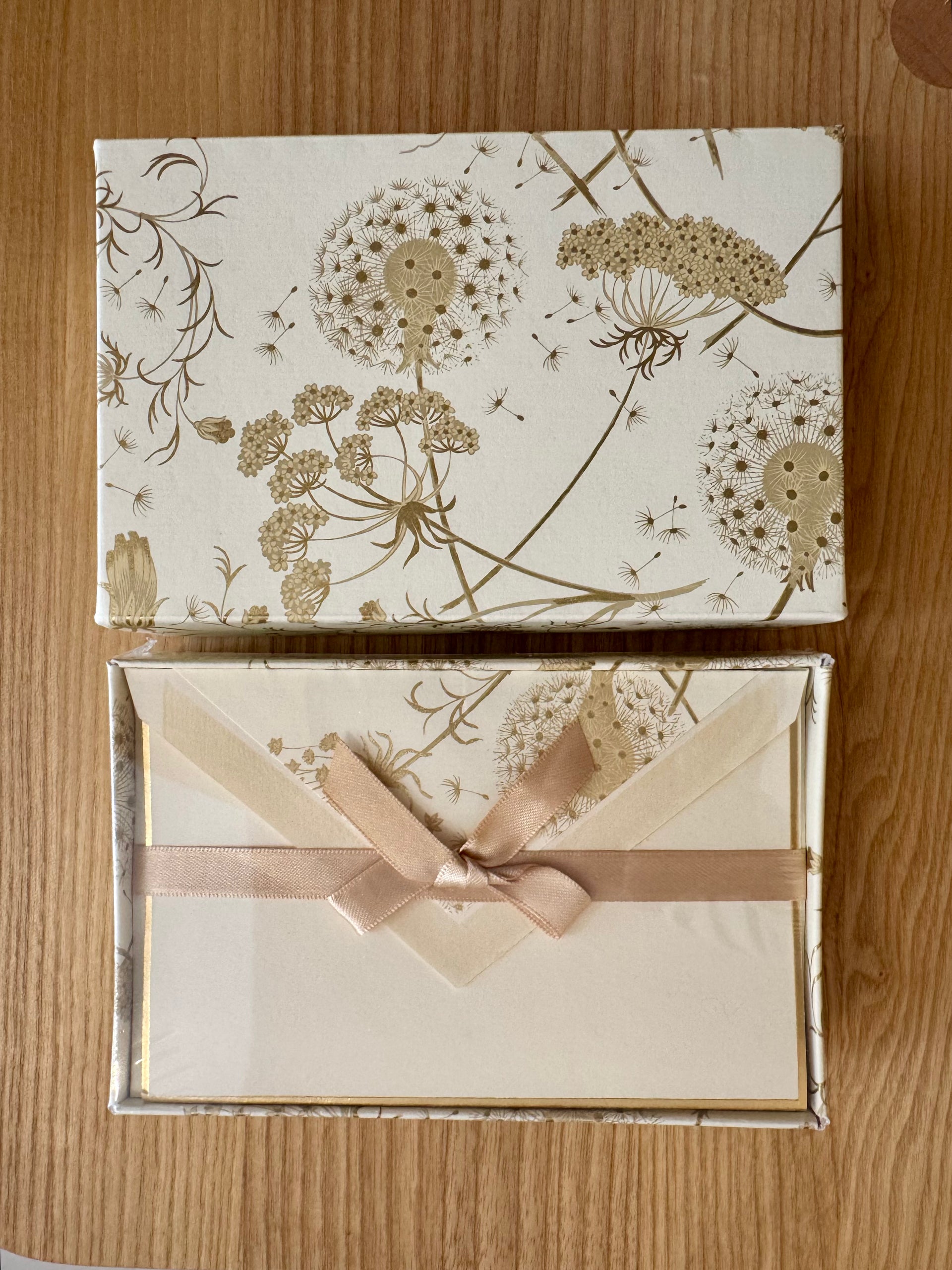 ROSSI 1931 Cards | Gold Flowers | 8.5 X 13 cm | 10/10