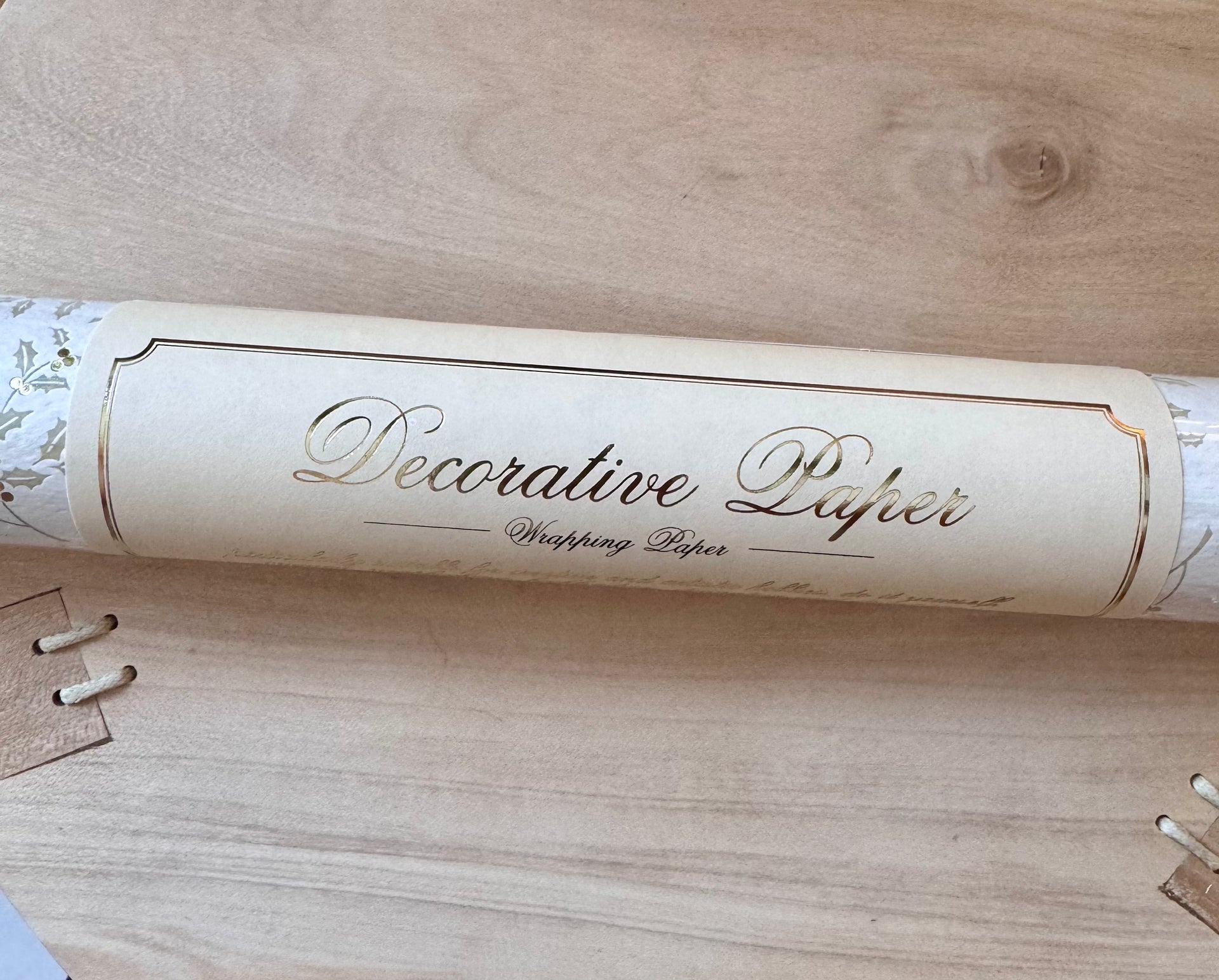 ROSSI 1931 Christmas Letterpress Paper | 50x70 cm | Roll/2 sheets