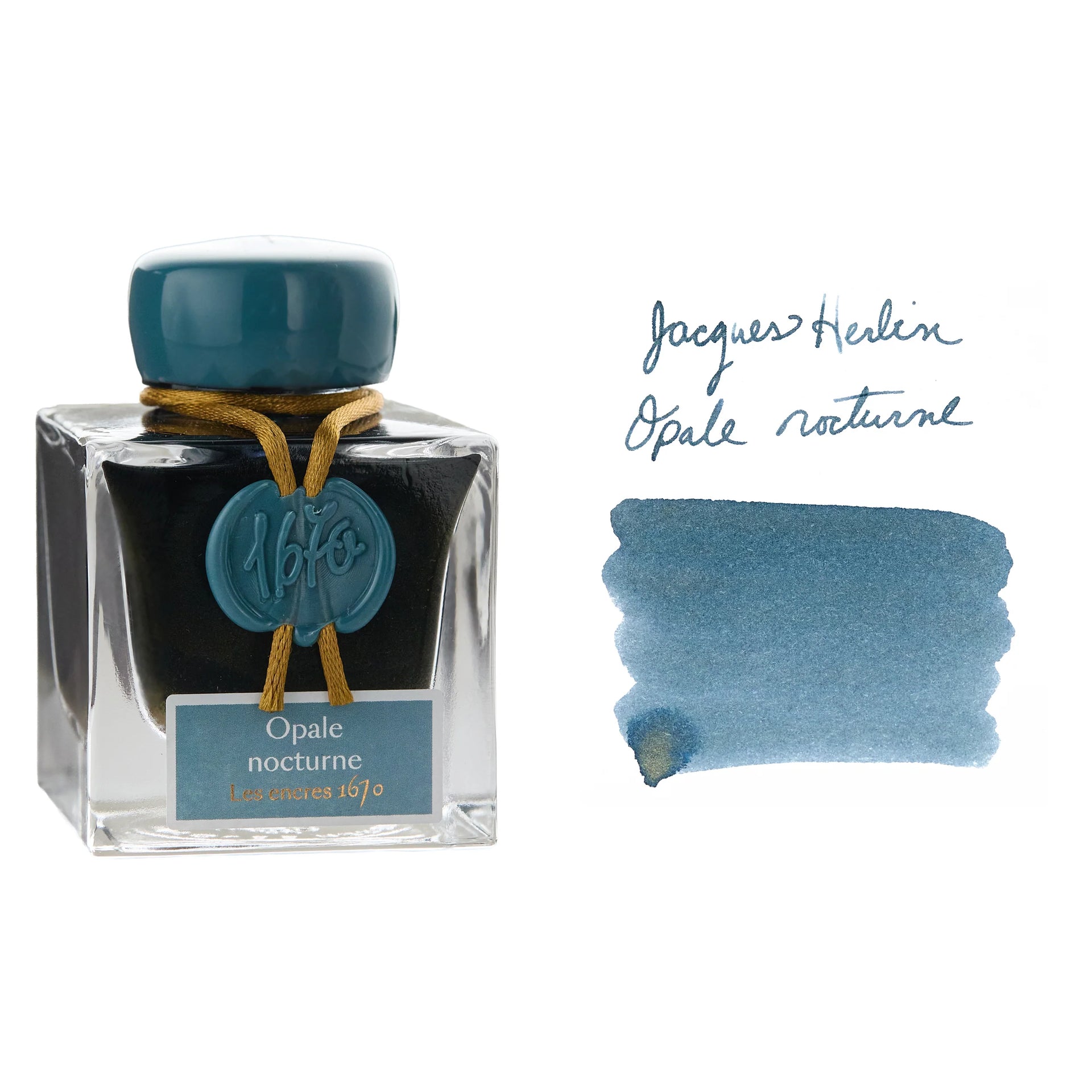 HERBIN 1670 Gold Glitter Ink | Opale Nocturne | 50 ml