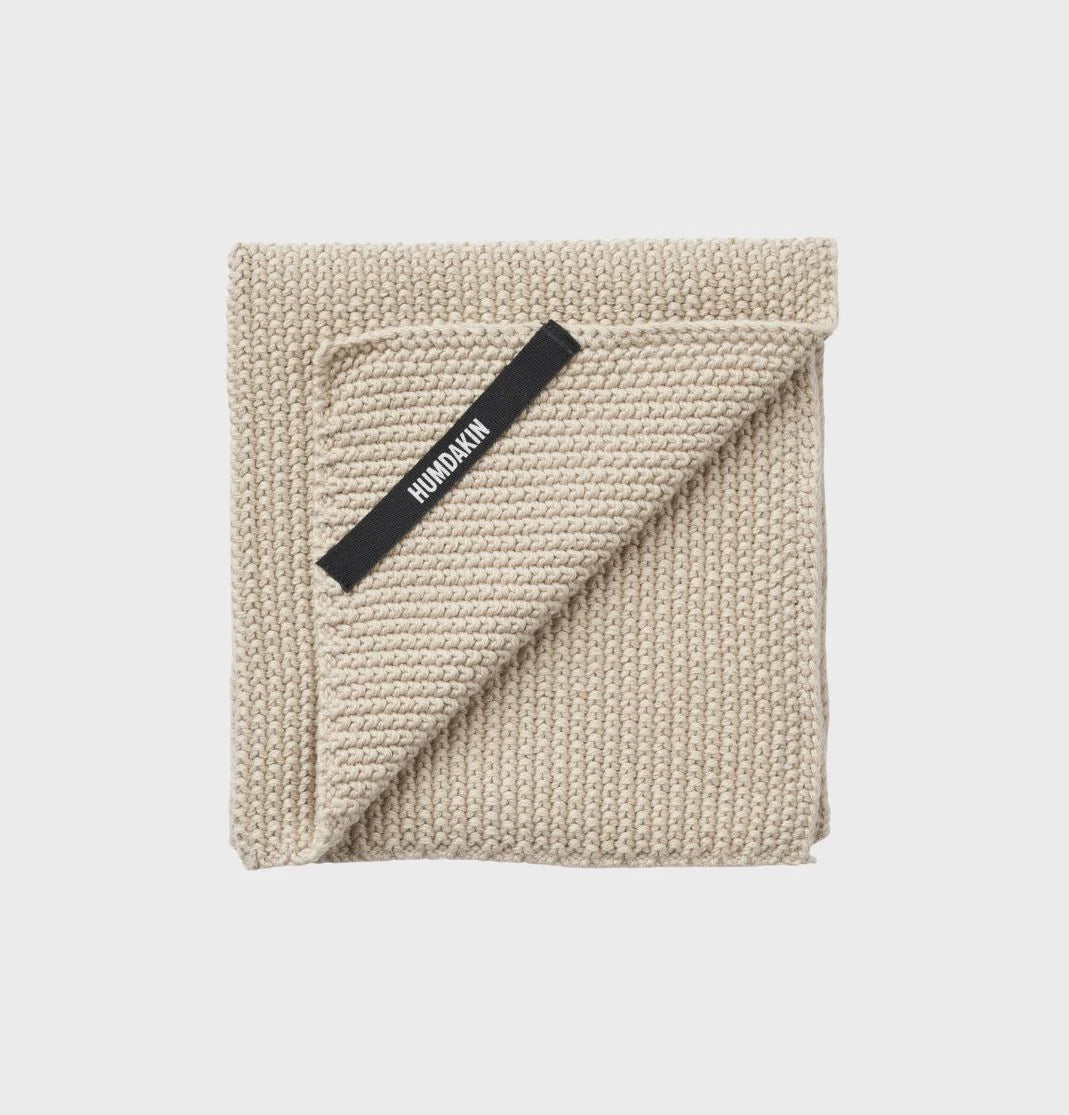HUMDAKIN Knitted Dish Cloth | Light Stone