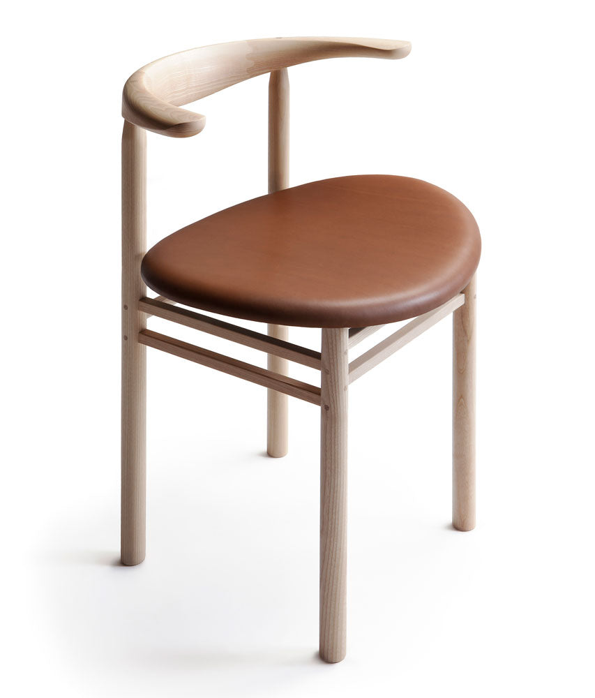 NIKARI Linea RMT3 Chair | Ash with Oak colored stain | Showroom Item